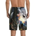 thumbnail image 3 of Film Ghostbusters Stay Puft Men's Short Pajama Pants Lightweight Daily Lounge Shorts Bottoms Sleepwear Cozy Soft Home Pajama Pants Shorts, 3 of 9