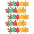 thumbnail image 3 of Miangastore 30pcs Fall Maple Leaves Cutouts Glitter Paper Maple Leaf Colorful Leaf Bulletin Board Decoration Mixed Color, 3 of 8