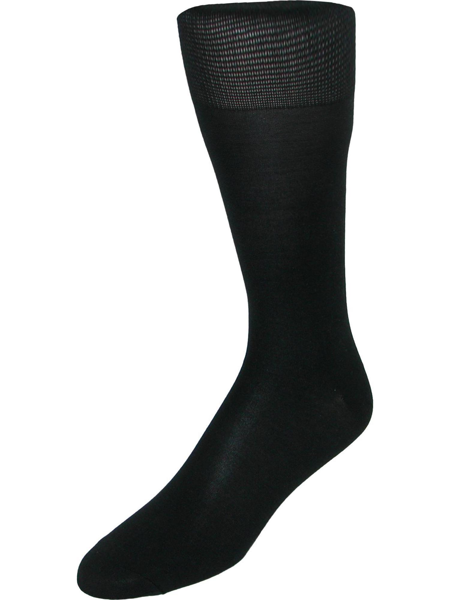 CTM CTM® Over the Calf Silk Dress Socks (6 Pair Pack) (Men's