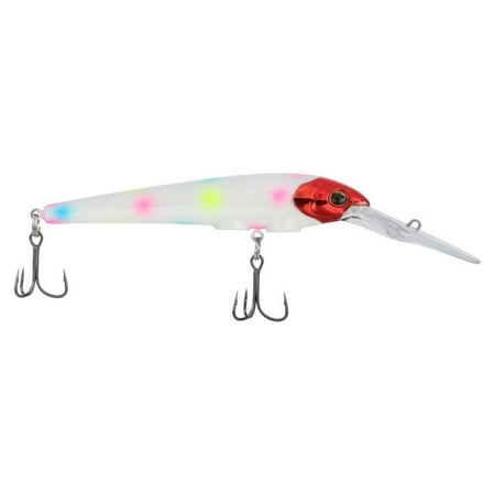 Berkley Deep Hit Stick Fishing Lure Shake and Bake 1/3 oz 3.75in Wide Aggressive Tail Action and Beefier Profile Equipped with Sharp Fusion19 Hook