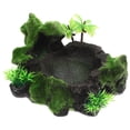 thumbnail image 1 of Decorative Reptile Dish Resin Reptile Bowl Terrarium Water Bowl Snack Accessory, 1 of 8