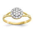 thumbnail image 1 of 10k Yellow Gold Cubic Zirconia Cz Ring, 1 of 9