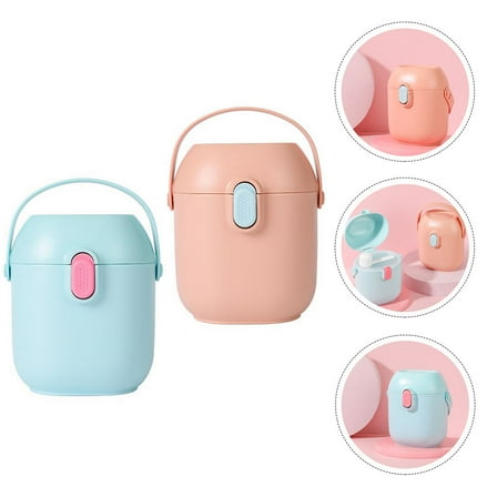 NICEXMAS 2Pcs Portable Milk Powder Container for by Parents and Caregivers