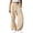 Y5-Earthy Yellow, variant on Women's Polka Dot Wide Leg Pants Elastic High Waisted Drawstring Pants with Pockets Trouser Casual Y2k Baggy Loose Fit Clothes,Earthy Yellow M