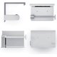 thumbnail image 3 of Toilet Paper Holder, Without Drilling ,304 Stainless Steel, Self-adhesive and Wall-Mounted Glue for Bathroom (Silver), 3 of 5
