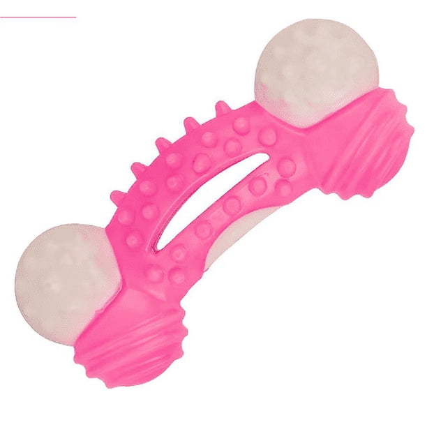 Juguetes para mascotas Rose con dientes resistentes a las mordeduras, TPR, masticables, con púas, juguetes para perros, suministros para mascotas