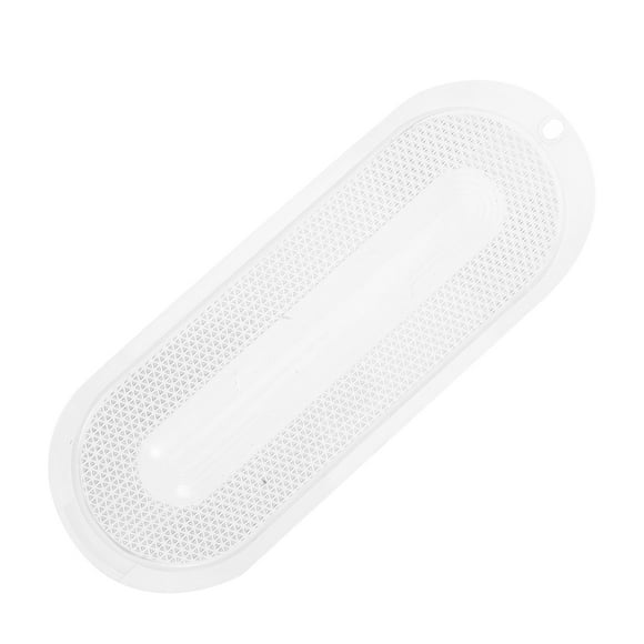 Protector de luz de plástico transparente para la campana de cocina El tono de lámpara de campana de gama ovalada de gama ovalada garantiza una zona de cocción brillante