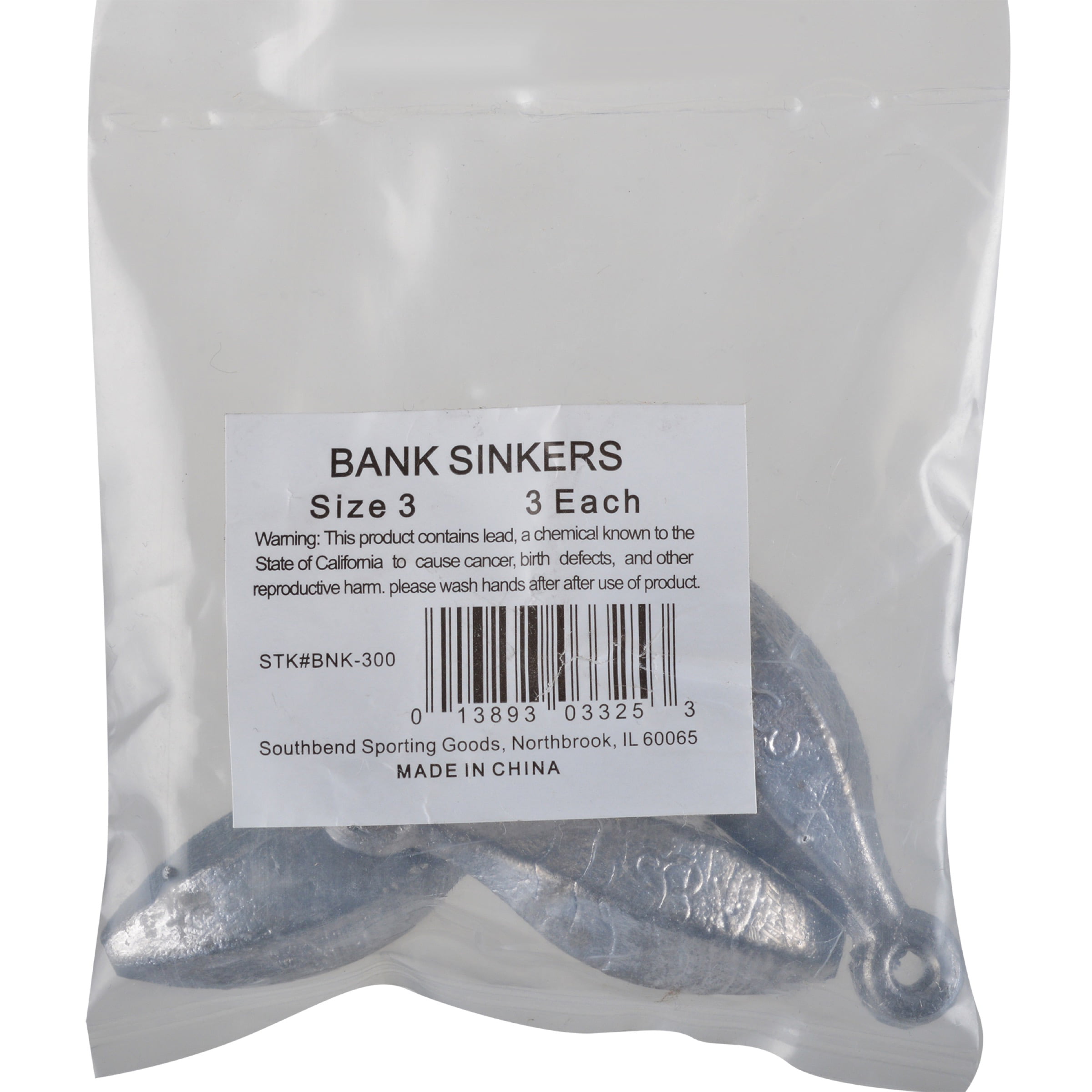 South Bend 1001 Assorted Sinkers Fishing Terminal Sinker for sale online 