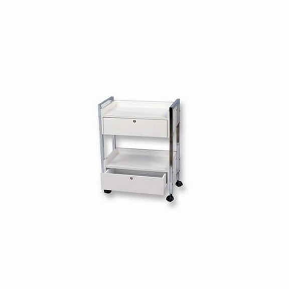 CSC Spa CM-5013 Wood Cart with 2 Drawers