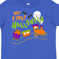 thumbnail image 4 of Inktastic My First Halloween- train with pumpkins, bats, cat,and ghost Boys or Girls Toddler T-Shirt, 4 of 5