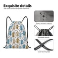 thumbnail image 4 of Bingfone Cartoon Poodle Dog Drawstrings Backpacks Bags for Men Women Gym Drawstrings Bag-Medium, 4 of 6