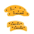 thumbnail image 2 of MGP 4 Caliper Covers Engraved Front & Rear MGP Yellow finish black ch Fits select: 2014-2017 INFINITI QX70, 2 of 6