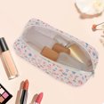 thumbnail image 5 of Unique Bargains 1 Pc Floral Print Style Drawstring Makeup Bag for Vacation Pink Polyester, 5 of 6
