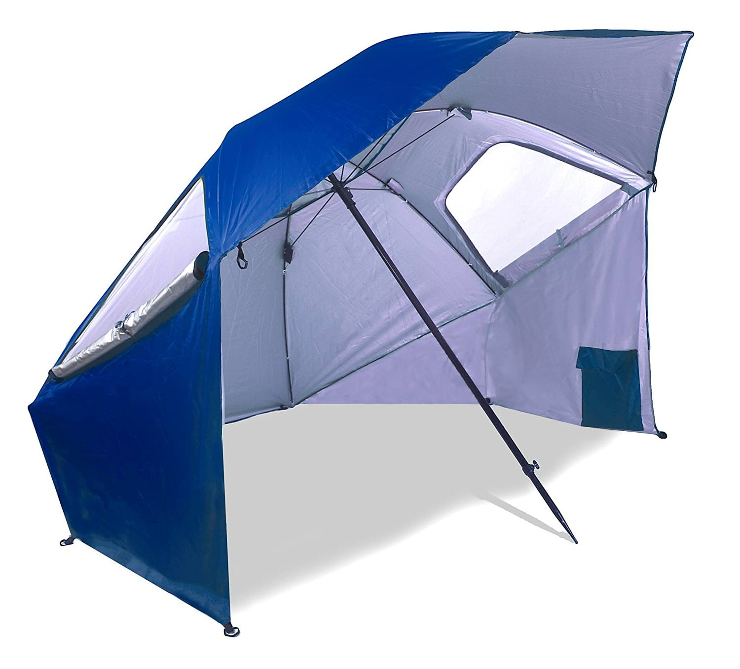 Beach Sports Umbrella Large Full Cover Protection from Sun Rain Wind Shelter Tent Outdoors by