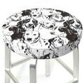 thumbnail image 3 of Daiia Labrador Retriever Dog Stool Covers Round,Round Bar Stool Covers Waterproof Bar Chair Covers Washable Stool Cushion Slipcover for 12-14 Inch Chair-12 inch, 3 of 7