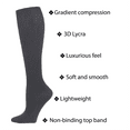 thumbnail image 4 of Cherokee Mytssock1 4 single pair of Mens Support Socks, One Size, Black, 4 of 4