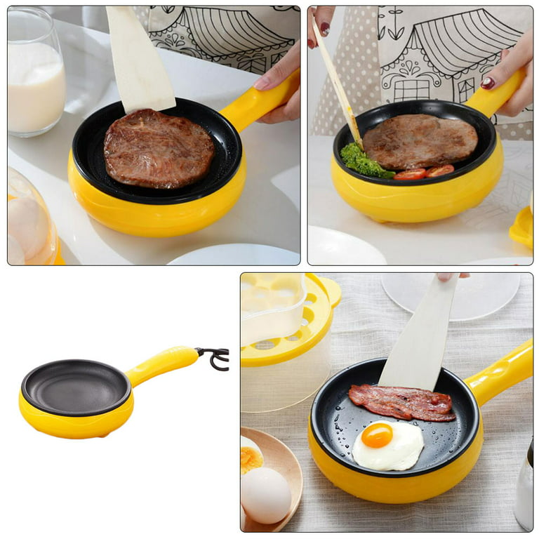 Homemaxs Non-Stick Electric Omelet Pan Mini Frying Pan Kitchen Cooking Tool (US Plug), Multicolor