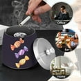 thumbnail image 4 of Yayeee Ashtray with Lid for Cigarette Smokeless Stainless Steel Home Ash Holder, Cartoon Candy, 4 of 7