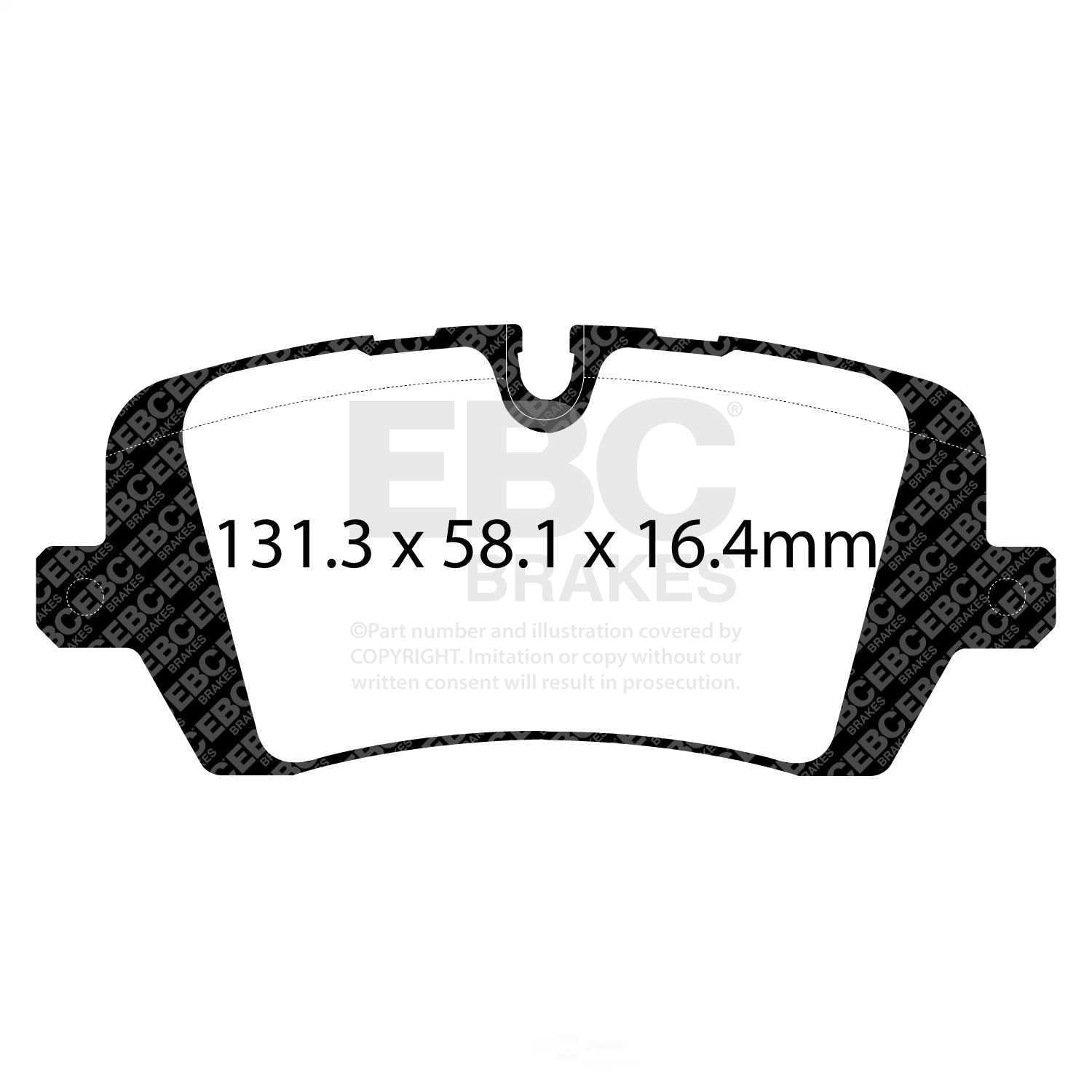 EBC 13+ Land Rover Range Rover 3.0 Supercharged Greenstuff Rear Brake Pads Fits select: 2014-2022 LAND ROVER RANGE ROVER SPORT, 2023 LAND ROVER RANGE ROVER SE