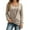 Khaki, variant on SGMVNU Sweaters for Women Long Sleeve Shirts Lightweight Pullover Sweaters 2025 Tunic Tops Loose Fit Kint Tops Women's Fall Outfits Grey L