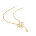 thumbnail image 2 of KATARINA Diamond Palm Tree Pendant Necklace in 14K Yellow Gold (1/10 Cttw, J-K, SI2-I1), 2 of 5