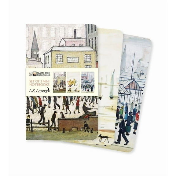 Mini Notebook Collections L.S. Lowry Set of 3 Mini Notebooks, (Hardcover)