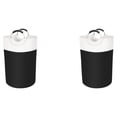 thumbnail image 2 of Cesto de ropa sucia Advancent con asas de aluminio 90L Negro puro, 2 of 6