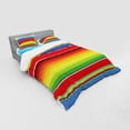 thumbnail image 3 of Ambesonne Rainbow Bedding Set 3 Pcs, Mexican Pattern, Twin, Multicolor, 3 of 3