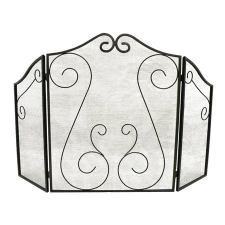 Hearth Accessories Fireplace Scrollwork Screen