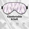 thumbnail image 3 of Xecao Lavender Flowers for Soft Fluffy Sleeping Blindfold, Nap eye cover tailored for the utmost comfort for girls, women, kids, and adults., 3 of 7
