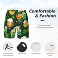 thumbnail image 3 of Balery St Patrick's Day10 Bañador para hombre, shorts de playa de secado rápido con entrepierna y forro de compresión-X-Large, 3 of 6