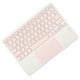 thumbnail image 5 of Teclado inalámbrico rosa con panel táctil - Tecla cuadrada de bajo ruido - 10 pulgadas - Multifuncional para teléfonos y computadoras portátiles, 5 of 10