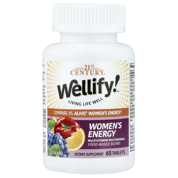 21st Century Wellify! Women's Energy, Multivitamin Multimineral, 65 Tablets