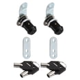 thumbnail image 2 of 2 Pcs Serrures RV pour Porte de Rangement Boîte à Outils RV Cam Serrure d'Armoire avec Clés, 2 of 9