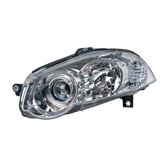 Faro DEPO Strada 2008 A 2014 Fiat Izquierdo Fondo cromado Manual P/Halog