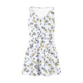 thumbnail image 7 of Womens Summer Mini Dress Sleeveless Floral Boho Sundress Swimsuit Coverup Casual Loose Beach Vacation Tank Dresses with Pockets, 7 of 7