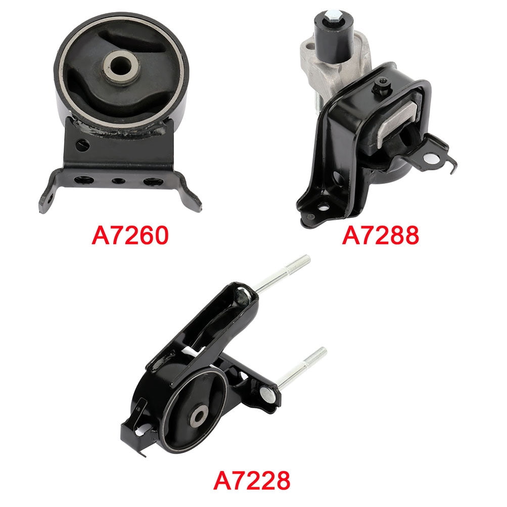 ECCPP Engine Motor and Trans Mounts A7288 A7260 A7228 Set of 2 Fit For 2004 2005 2006 for Scion XA / XB 1.5L