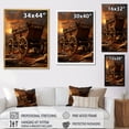thumbnail image 4 of Designart "Horizon With An Old American Cart In Texas" Old American Cart Floater Framed Wall Art Prints, 4 of 5