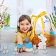 thumbnail image 1 of Decoraciones de Pascua, adornos de Pascua, regalos de Pascua, accesorios de conejito de peluche de Pascua, accesorios faciales, adornos de conejo de plástico, 1 of 6