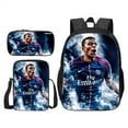 thumbnail image 1 of 3-pack soccer star Mbappe backpack student school bag-1 Y3-WELLNESS Y3 Pencil Pouch, 1 of 1