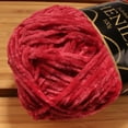 thumbnail image 3 of JubileeYarn Chenille Yarn - Worsted Weight Yarn - 100g/skein - Rouge - 2 Skeins, 3 of 6