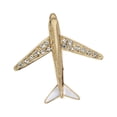 thumbnail image 5 of Airplane Brooch Pin Fashion Jewelry Accessories Rhinestones Vintage Elegant Fashion Style Suit Brooch Lapel Pins for Coat Dance Wedding Men, 5 of 7
