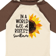 thumbnail image 4 of Inktastic Summer in a World Full of Roses Be a Sunflower Boys or Girls Long Sleeve Baby Bodysuit, 4 of 5