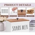 thumbnail image 5 of Tampon Holder Wood Bathroom Storage Bin With Lid, Movable Partition Organizer, 2Piece Feminine Organizer, 5 of 5