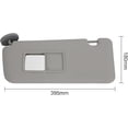 thumbnail image 6 of Applicable to Compatible For Toyota RAV4 2004 2005 74320-42420-B0 Grey Beige Sun Visor Left Driver Side Shade Sunvisor Sunshield Sunshade Auto Interior(Beige Left), 6 of 6