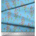 thumbnail image 3 of Soimoi Cotton Cambric Fabric Flower Watercolor Decor Fabric Printed Yard 42 Inch Wide, 3 of 3