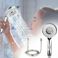Hand Held Shower Head With Water Stop Five Speed Three Functions