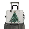 thumbnail image 2 of 16" Laptop Briefcase for Work Travel Laptop Shoulder Bag Carrying Handbag Laptop Case Green Christmas Tree with Baubles, 2 of 8