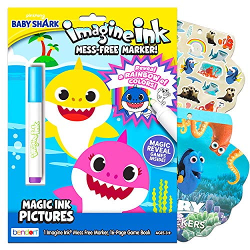 82  Baby Shark Coloring Book Party Favor for Learn