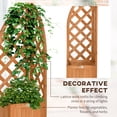 thumbnail image 4 of Outsunny Raised Garden Bed with Trellis, Wooden Raised Planter Box, 4 of 10